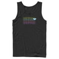 thumbnail image 1 of Men's Lightyear Stacked Colorful Logo Tank Top Black Medium, 1 of 5