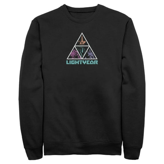 Men's Lightyear Triangle Logo Sweatshirt Black Small
