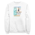 thumbnail image 1 of Men's Lightyear XL-15 Spaceship Blueprints Sweatshirt White 3X Large, 1 of 4