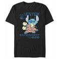 thumbnail image 1 of Men's Lilo & Stitch Armed and Ready Graphic Tee Black Large, 1 of 5