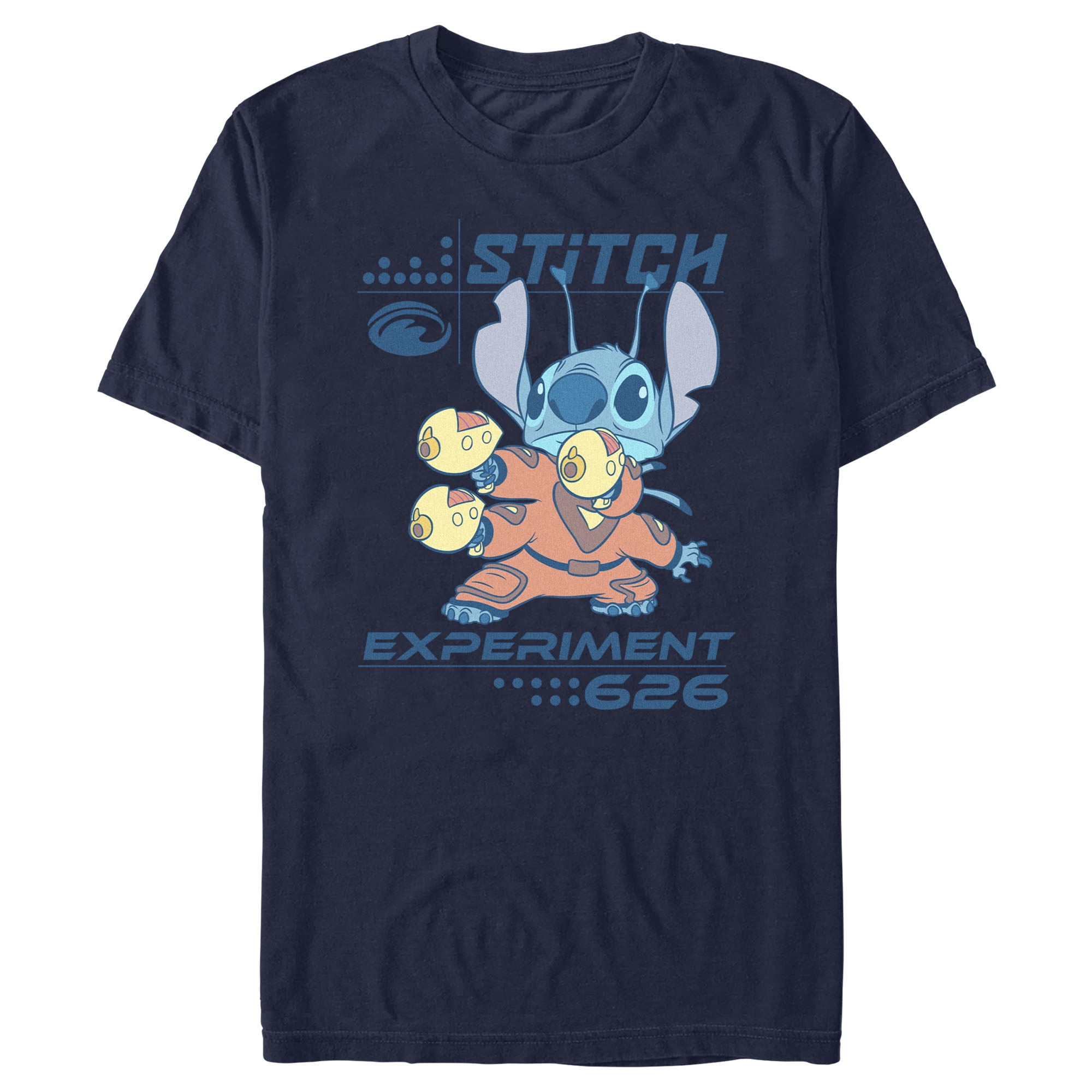 Men's Lilo & Stitch Experiment 626 Armed and Ready Graphic Tee White 2X  Large