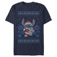 thumbnail image 1 of Men's Lilo & Stitch Christmas Graphic Tee with Scrump,, 1 of 10