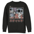 thumbnail image 1 of Men's Lilo & Stitch Comic Book Panels Sweatshirt Black X Large, 1 of 4