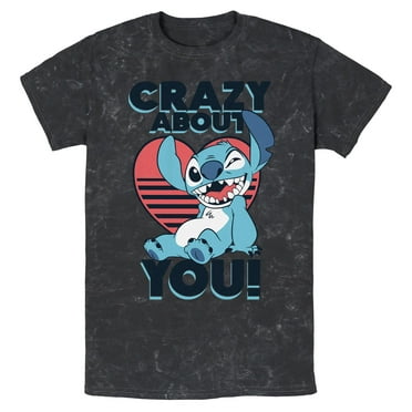 Men's Lilo & Stitch Crazy About You  Graphic T-Shirt