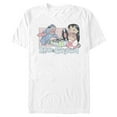 thumbnail image 1 of Men's Lilo & Stitch DJ Duo Graphic Tee White 2X Large, 1 of 5