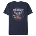 thumbnail image 1 of Men's Lilo & Stitch Dads Are Galactic Graphic Tee Navy Blue X Large, 1 of 5