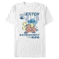 thumbnail image 1 of Men's Lilo & Stitch Experiment 626 Armed and Ready Graphic Tee White 3X Large, 1 of 5