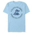 thumbnail image 1 of Men's Lilo & Stitch I Have No Idea Graphic Tee Light Blue X Large, 1 of 4