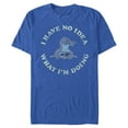 thumbnail image 1 of Men's Lilo & Stitch I Have No Idea Graphic Tee Royal Blue 3X Large, 1 of 4