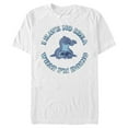 thumbnail image 1 of Men's Lilo & Stitch I Have No Idea Graphic Tee White 3X Large, 1 of 5