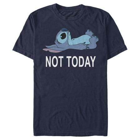 Disney Men's Lilo & Stitch Not Today Graphic Tee,