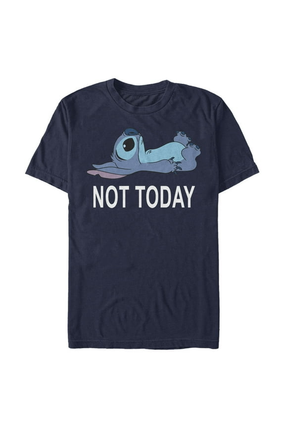 Disney Men's Lilo & Stitch Not Today Graphic Tee,