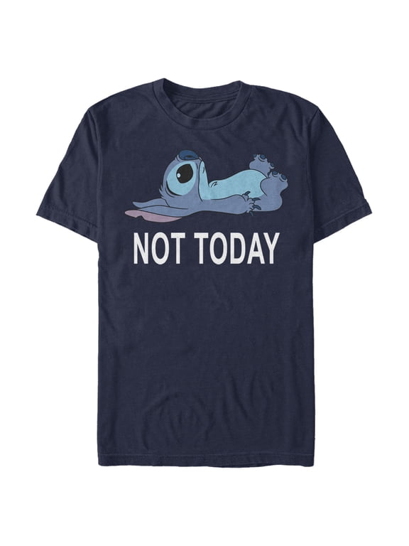 Disney Men's Lilo & Stitch Not Today Graphic Tee,