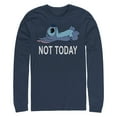 thumbnail image 1 of Men's Lilo & Stitch Not Today Long Sleeve Shirt Navy Blue X Large, 1 of 4