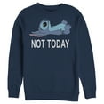 thumbnail image 1 of Men's Lilo & Stitch Not Today Sweatshirt Navy Blue 2X Large, 1 of 4
