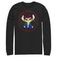 thumbnail image 1 of Men's Lilo & Stitch Ohana Rainbow Pride Long Sleeve Shirt Black Medium, 1 of 4