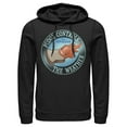 thumbnail image 1 of Men's Lilo & Stitch Pudge Controls the Weather  Pull Over Hoodie Black 2X Large, 1 of 4