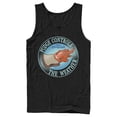 thumbnail image 1 of Men's Lilo & Stitch Pudge Controls the Weather Tank Top Black Small, 1 of 5