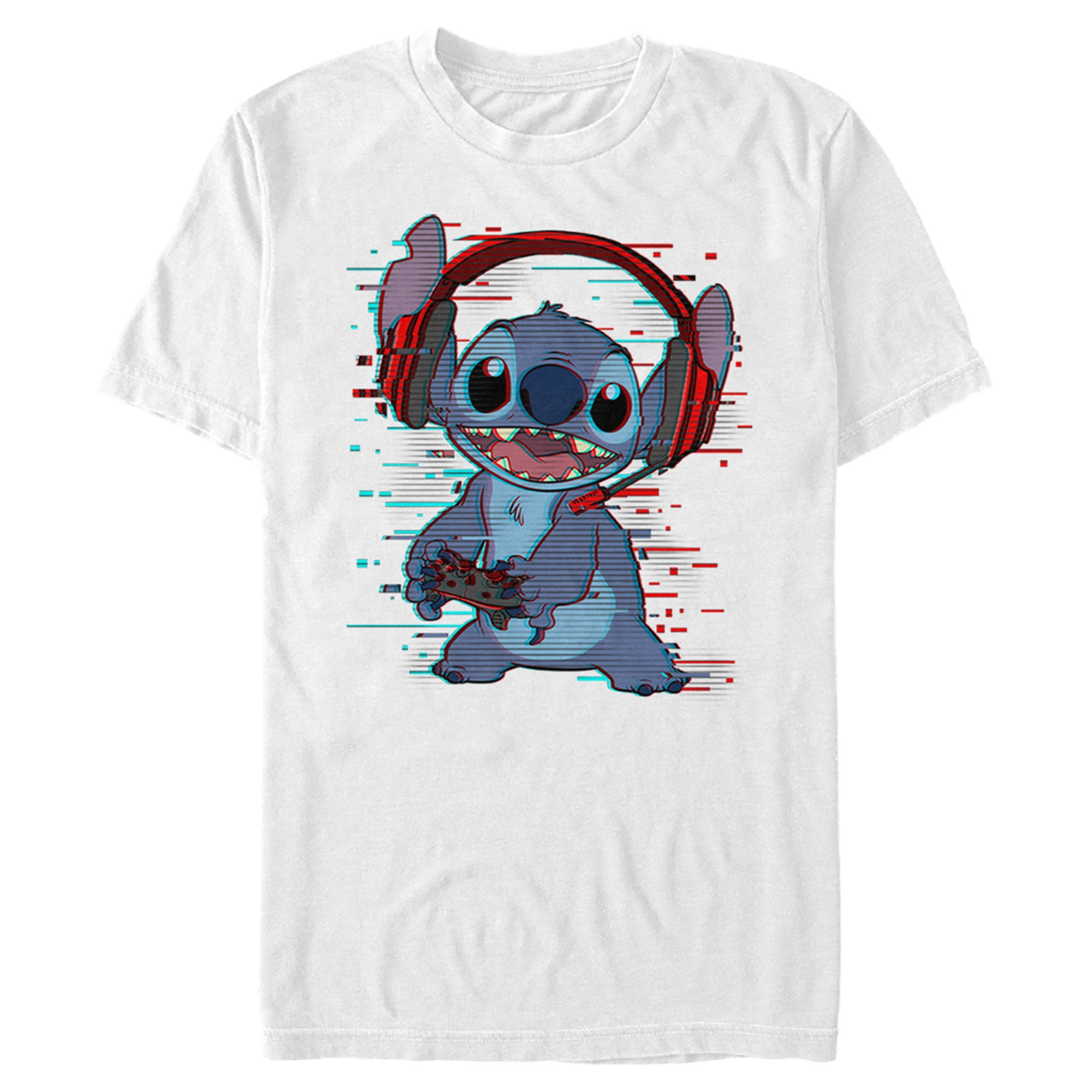 graphic tee white and blue