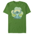 thumbnail image 1 of Men's Lilo & Stitch Retro Shamrock Pride Graphic Tee Kelly Green Medium, 1 of 5