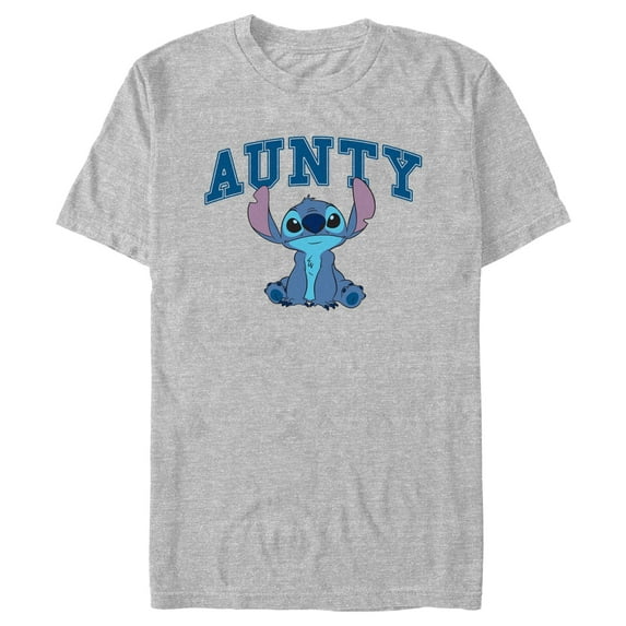 Men's Lilo & Stitch Sitting Cute Aunty Graphic T-Shirt