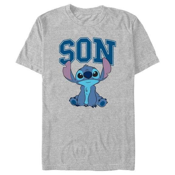 Men's Lilo & Stitch Sitting Cute Son  Graphic T-Shirt