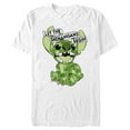 thumbnail image 1 of Men's Lilo & Stitch St. Patrick's Day Stitch Let the Shenanigans Begin Graphic Tee White X Large, 1 of 5