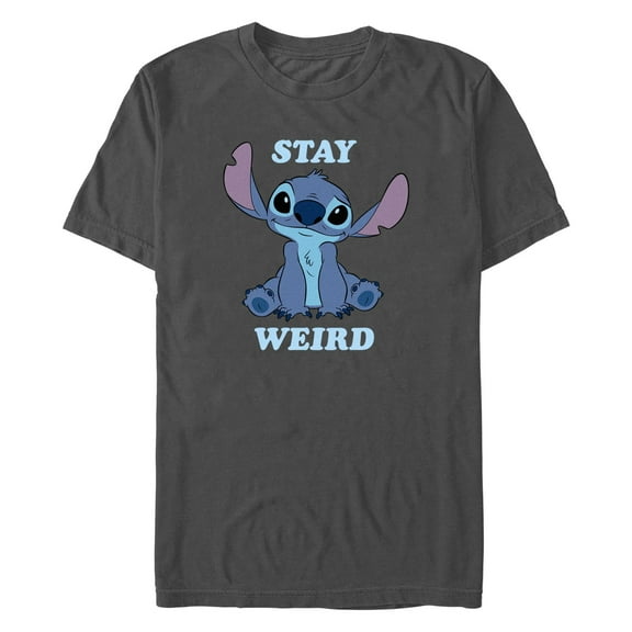 Men's Lilo & Stitch Stay Weird Cute Stitch Graphic T-Shirt