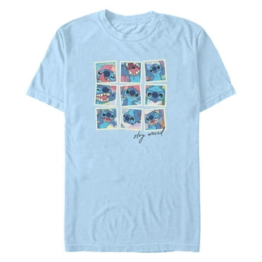 Men's Lilo & Stitch Stay Weird Portraits  Graphic T-Shirt