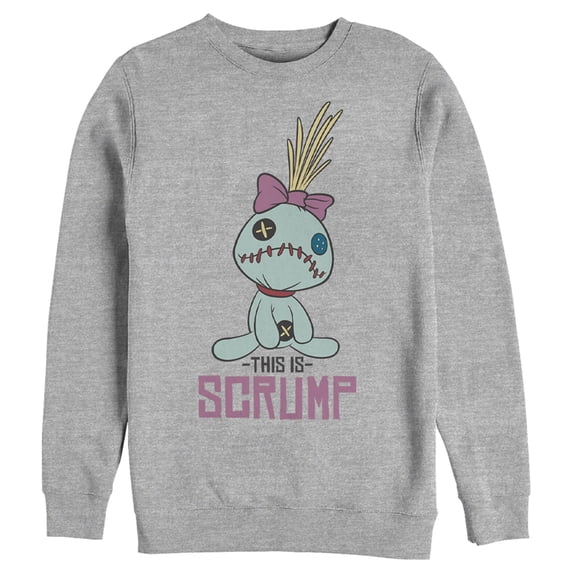 Men's Lilo & Stitch This is Scrump Sweatshirt Athletic Heather Large