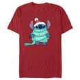 thumbnail image 1 of Men's Lilo & Stitch Who Wants Snow? Graphic Tee Cardinal Medium, 1 of 5