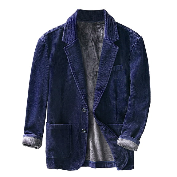 Men's Lined Casual Jacket Comfortable Loose Fit Stylish Suit Coat for Business Wedding Outdoor