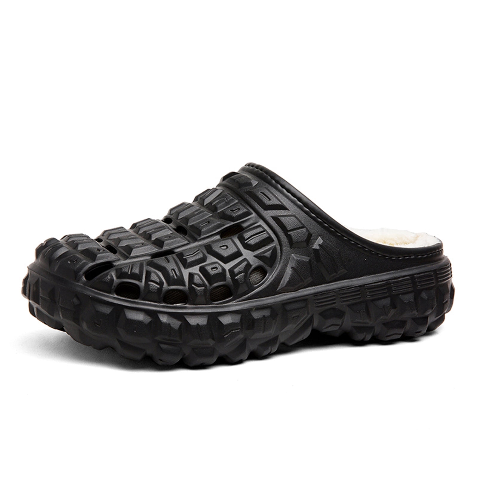Men's Lined Clog,Men's Fuzzy Clogs Slippers Winter Garden Shoes Clogs