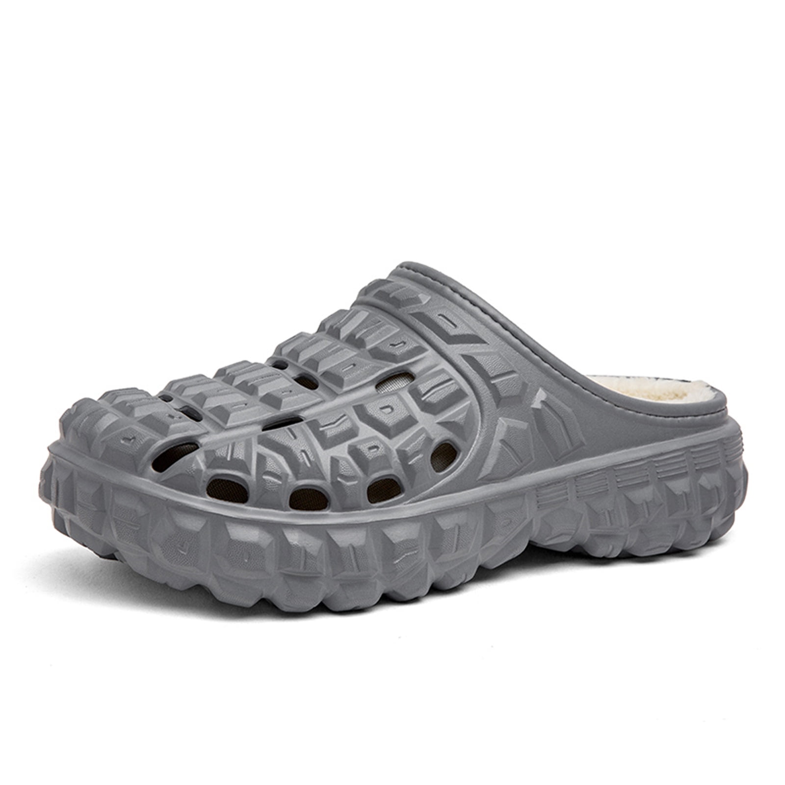 Men's Lined Clog,Men's Fuzzy Clogs Slippers Winter Garden Shoes Clogs