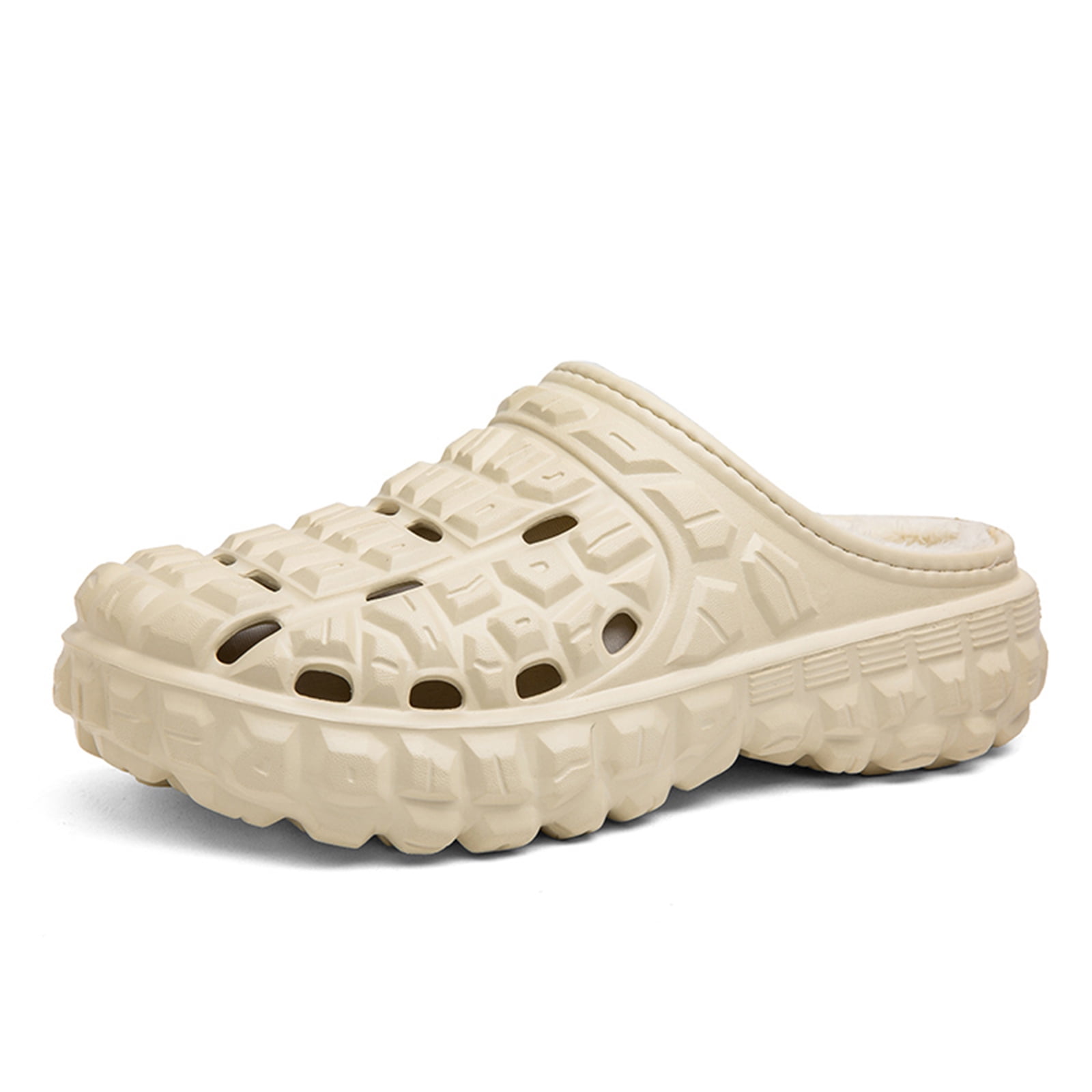 Men's Lined Clog,Men's Fuzzy Clogs Slippers Winter Garden Shoes Clogs