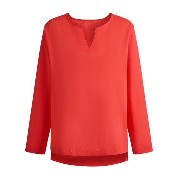 Men's Linen Beach Shirt Men's Cotton Linen Henley Shirt Casual Beach Hippie Shirts Long Sleeve T-Shirts Loose Fit Collarless Shirts Comfy Casual Solid Color Long Sleeve Yoga Hippie Shirt