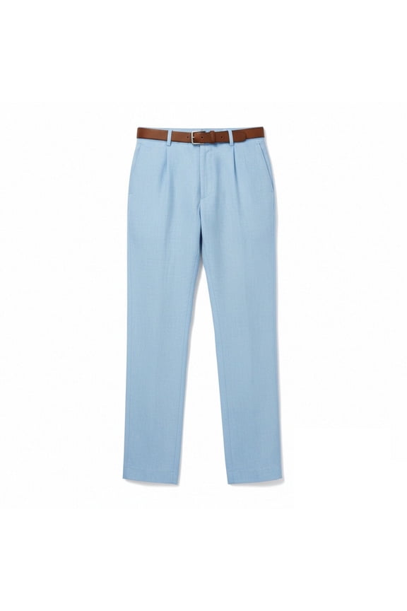 Men’s Linen Dress Pants Regular Fit Vintage Suit Trouser Lightweight Summer Casual Long for Men