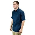 thumbnail image 1 of Men's Linen Guayabera Shirt SIZE:2X COLOR:NV, 1 of 1