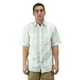 thumbnail image 1 of Men's Linen Guayabera Shirt SIZE:2X COLOR:WH, 1 of 1