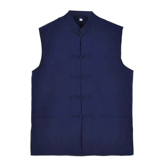 Men's Linen Vest - Casual, Lightweight, Sleeveless Jacket for Summer Outdoor Work & Fashion, Breathable, Versatile