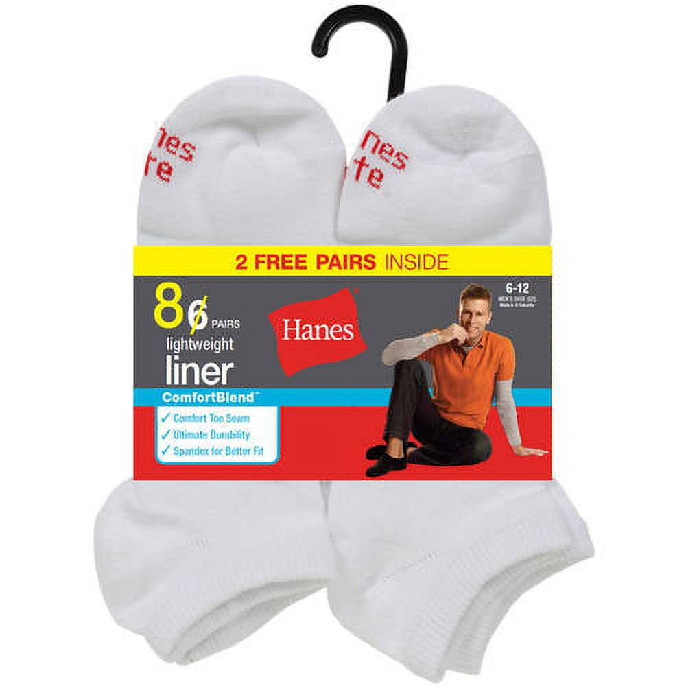 Men's Liner Socks 6 Pack + Get 2 Free