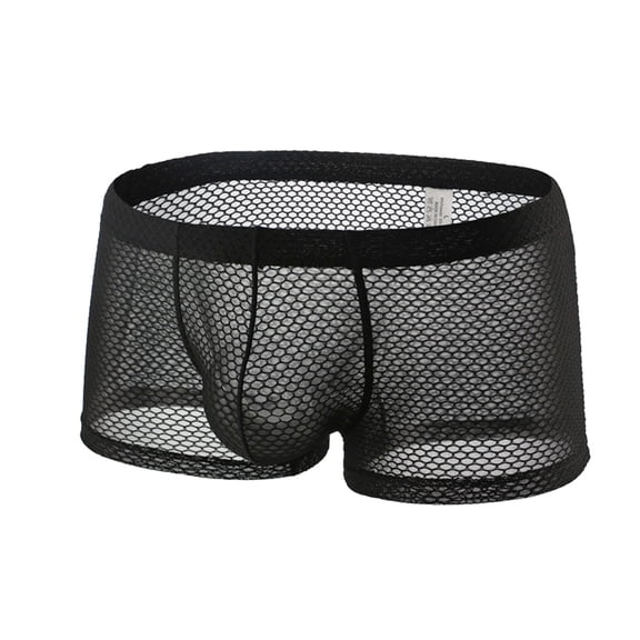 Men's Lingerie Men Hollow Mesh Briefs Breathable See Through Fishnet Underwear Lightweight Sexy Mens Thong Underwear