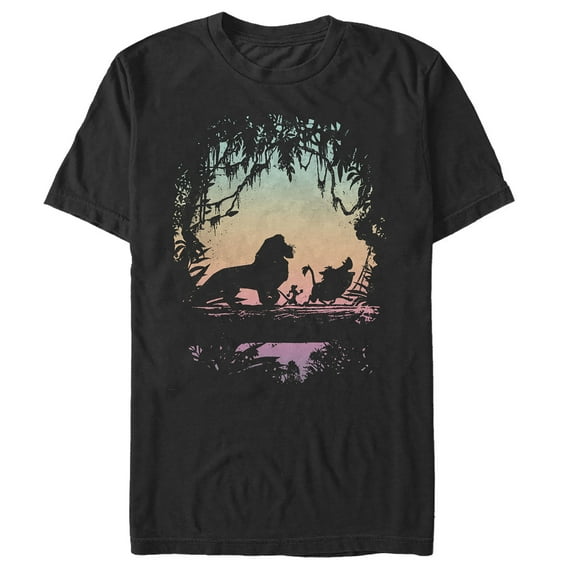 Men's Lion King Best in Paradise Graphic Tee Black Large