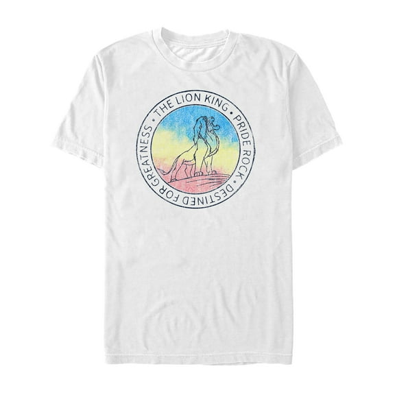 Men's Lion King Destined for Greatness  Graphic Tee White Small