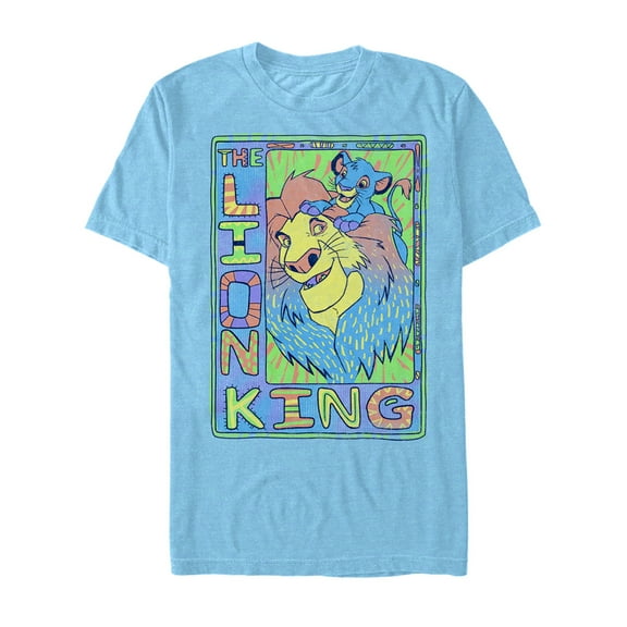 Men's Lion King Father Son Frame  Graphic T-Shirt