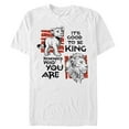 thumbnail image 1 of Men's Lion King Good to Be King  Graphic Tee White 2X Large, 1 of 4