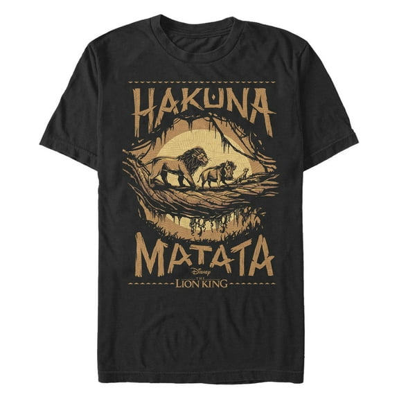 Men's Lion King Hakuna Matata Jungle Trio  Graphic T-Shirt