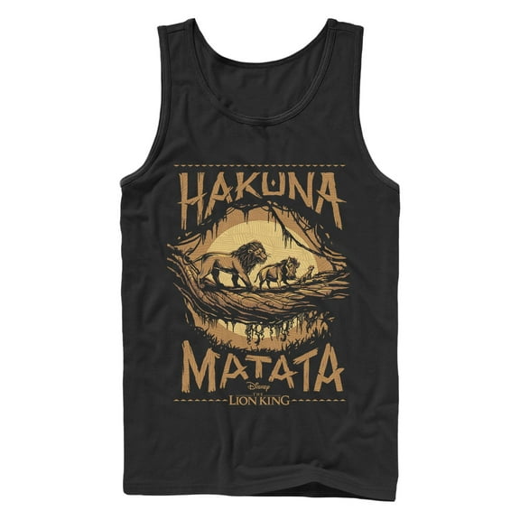 Men's Lion King Hakuna Matata Jungle Trio  Tank Top
