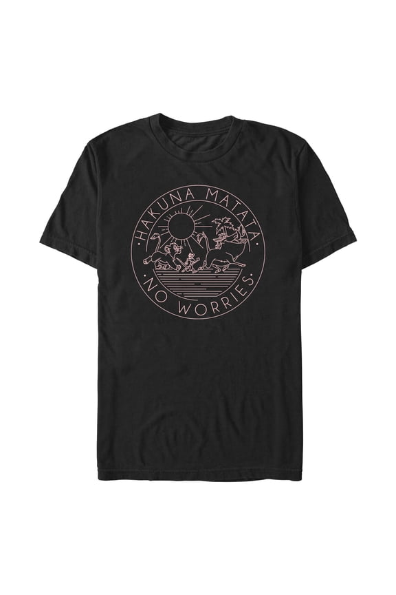 Men's Lion King Hakuna Matata No Worries  Graphic T-Shirt