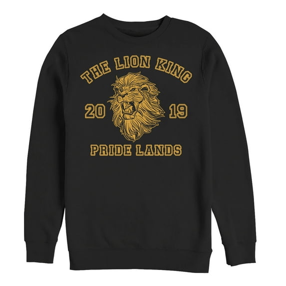 Men's Lion King King's Mane 2019 Sweatshirt Black 3X Large